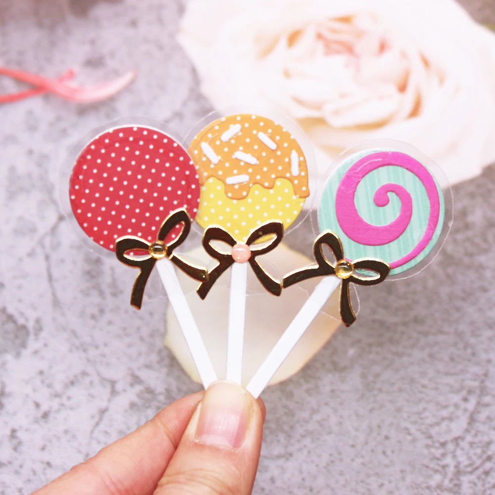 Lollipop новинка 2022 металлические Вырубные штампы украшение стробоскоп для бумаги