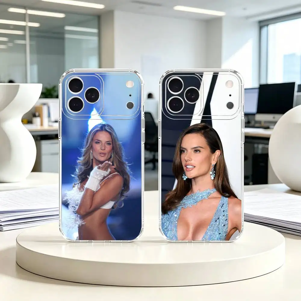 Фото Чехол для телефона supermode AA A-Alessandra Ambrosio для iPhone 14, 16, 15, 17, 13, 12, 11 Pro Max Plus, прозрачный мягкий чехол из ТПУ №1