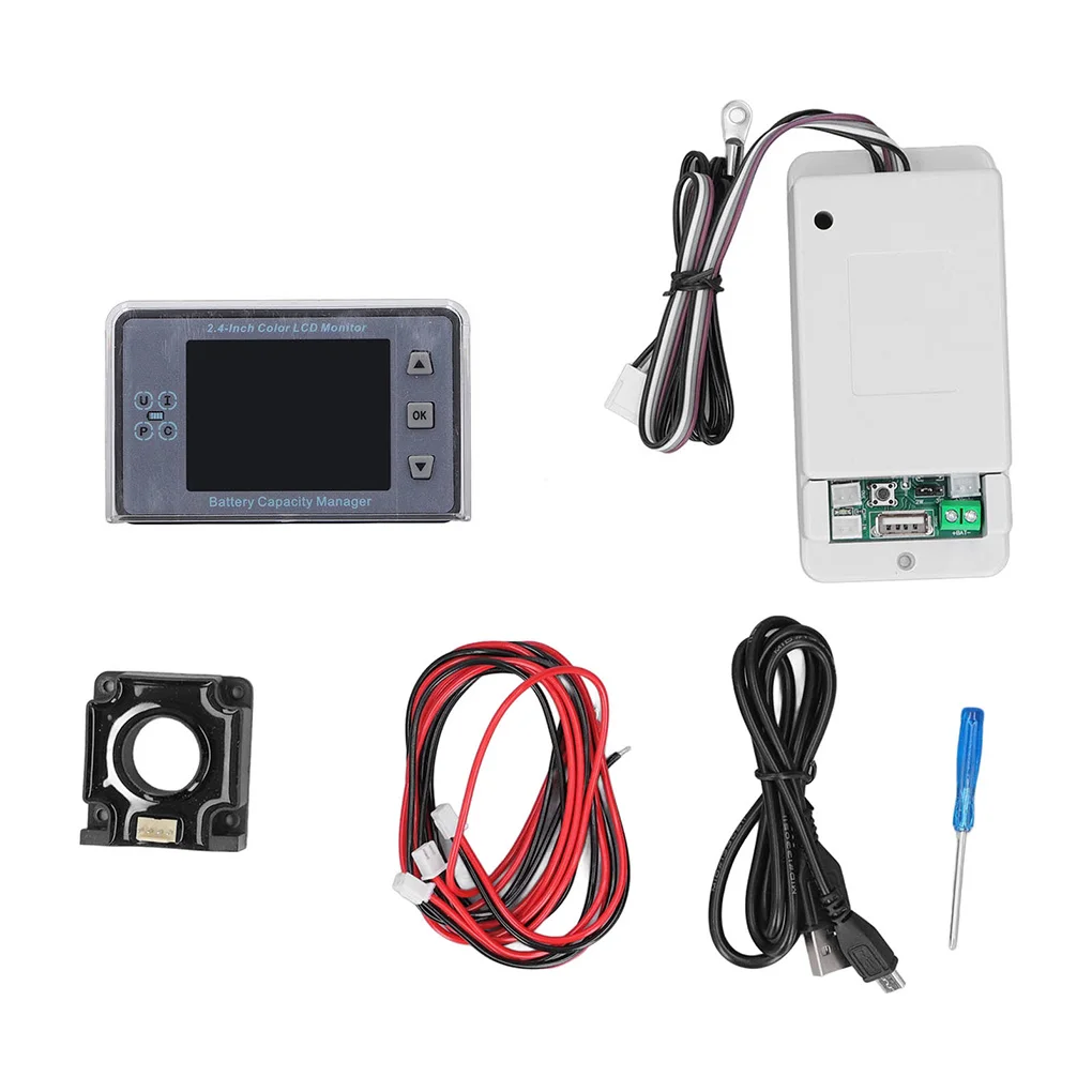 

VAC8810F Wireless Voltage Ammeter 100/200/300/500A Colorful LCD Display Battery Manager Monitor Power Meter Tester