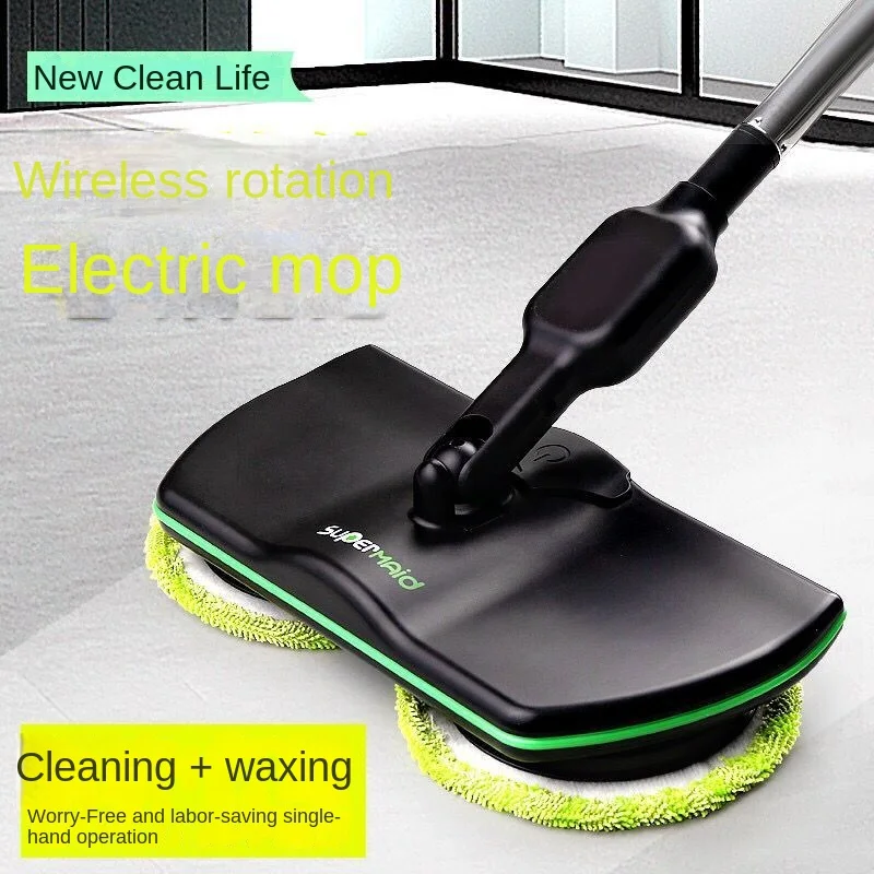 

TV New Electric Mop Wireless Electric Rotary Mop Rechargeable Sweeper Floor Cleaner Broom and SetbRoom and Dustpan Set