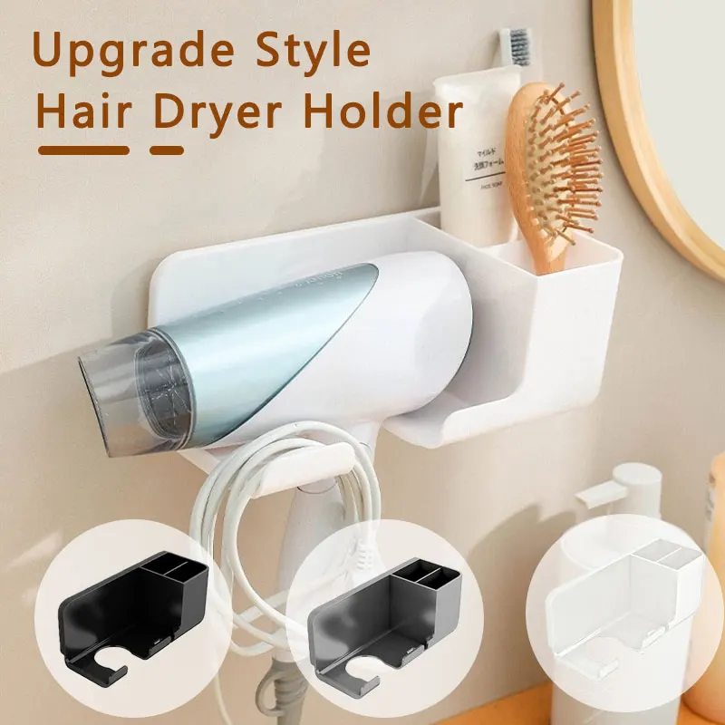 

1/3 шт., настенный держатель для фена