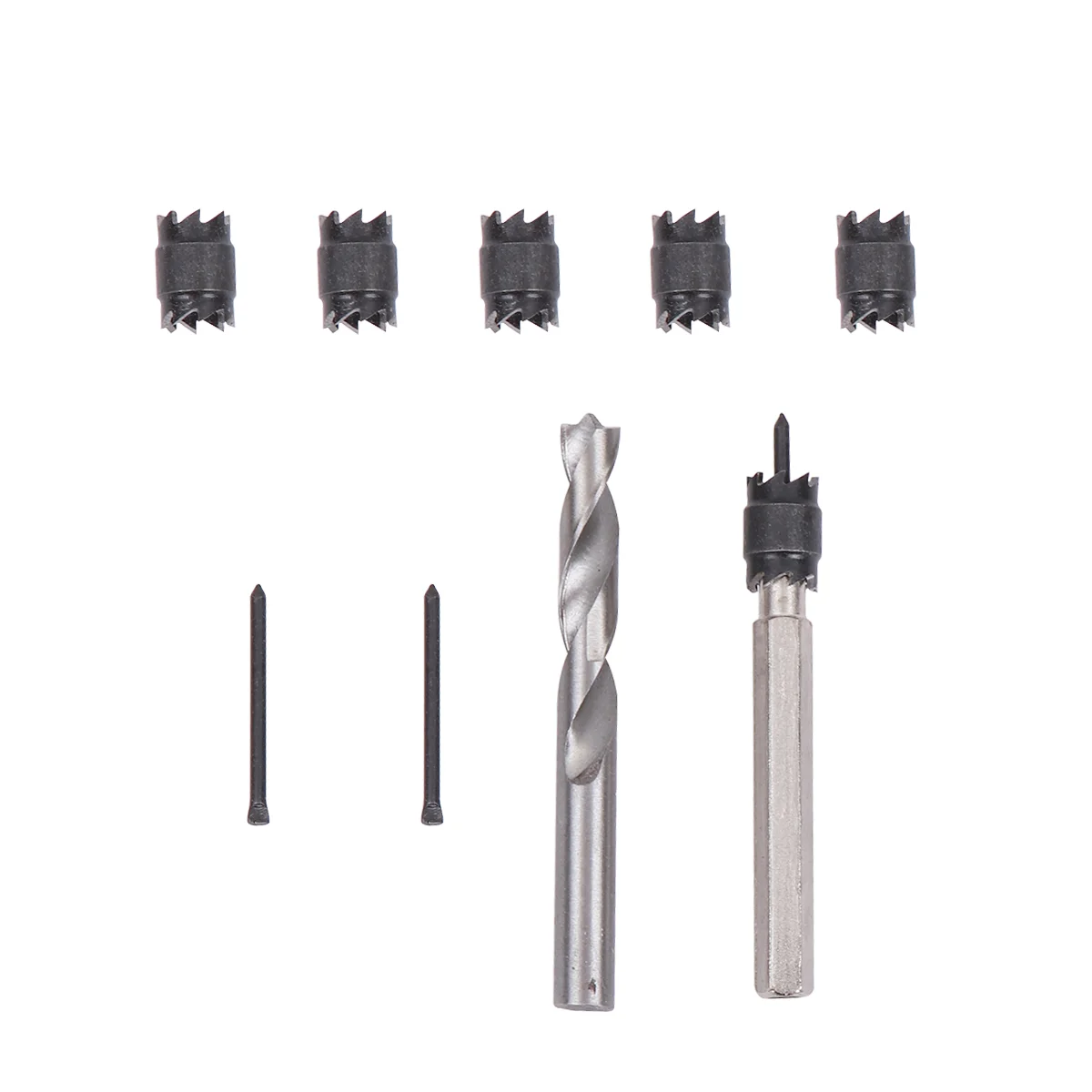 

9Pcs Electric Soldering Dirll Bits Weld Remover Drill Bit Tool Silver