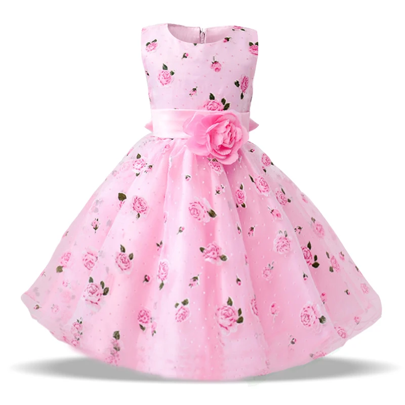 

2022 летнее розовое детское платье для девочек, детские платья для девочек, Детский костюм с цветами, белое вечерние нее свадебное платье прин...