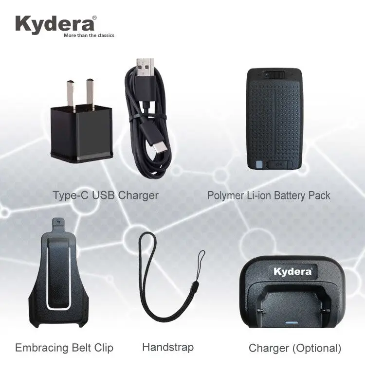 FRS Радио KD-330 с зарядным устройством типа C PMR Бесплатная лицензия рация Ручная