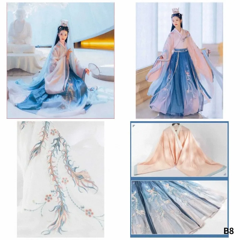 Фото Женское традиционное китайское платье Hanfu большого размера 6XL, костюм для Хэллоуина и карнавала, костюм для косплея для женщин плюс размер 7XL D5Yt0 №1