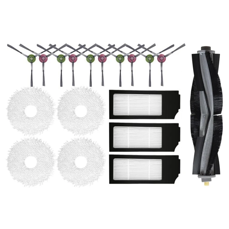 

Для робота-пылесоса ECOVACS DEEBOT X1 TURBO OMNI, насадка на швабру, основная боковая щетка, фильтр НЕРА, насадка на швабру