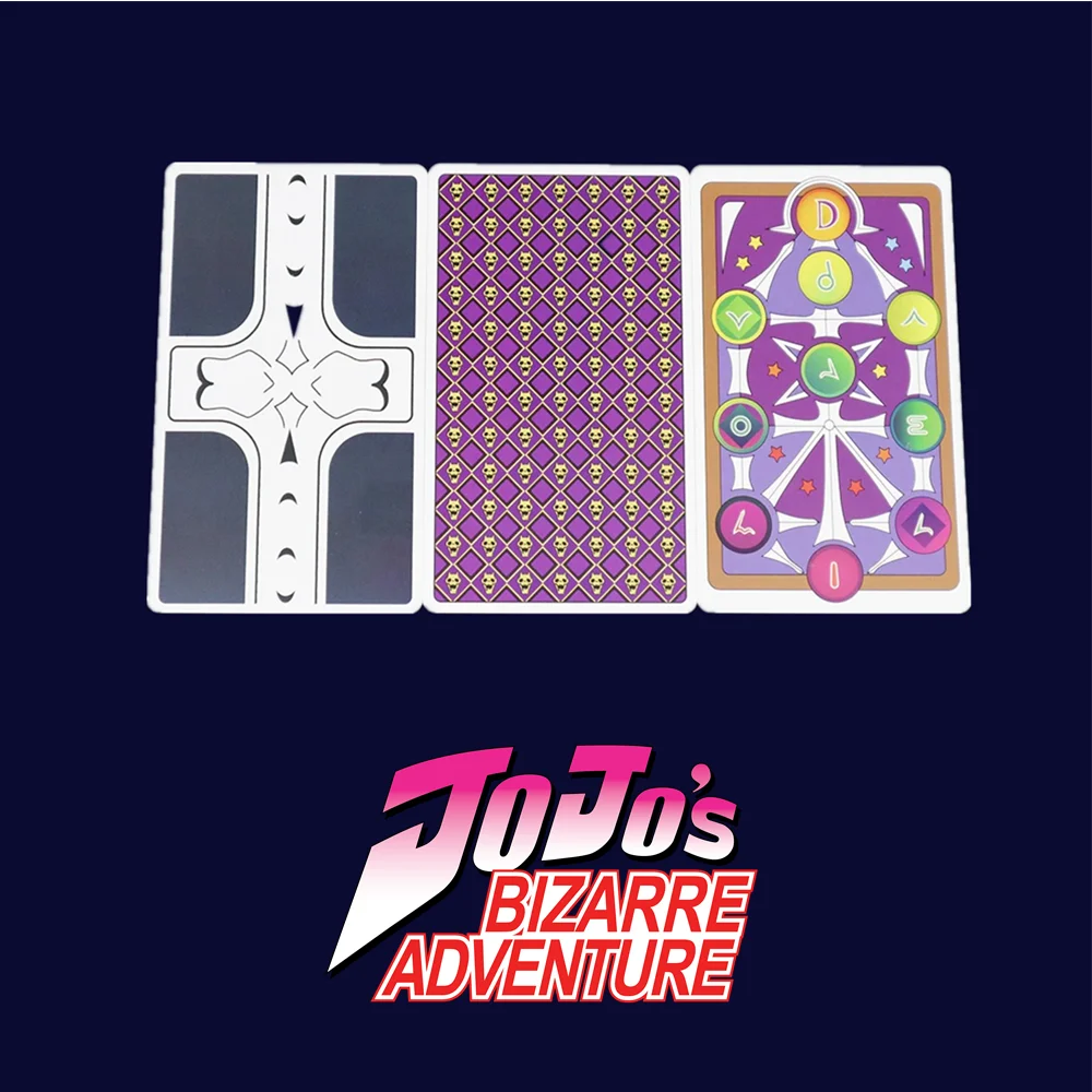 JoJo's Bizarre Adventure STARDUST CRUSADERS jojo Tarot Cards 22 REGULAR & FAN ART Grand Akana & 9 Royal Gods Cosplay 53pcs Gift