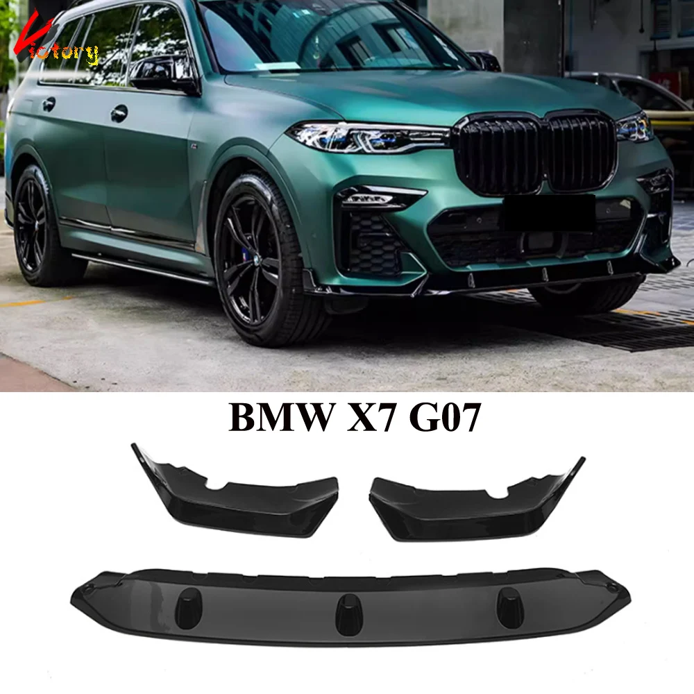 

3 шт./комплект, сплиттер для бампера BMW X7 G07 pre-LCI 2018-2022 M