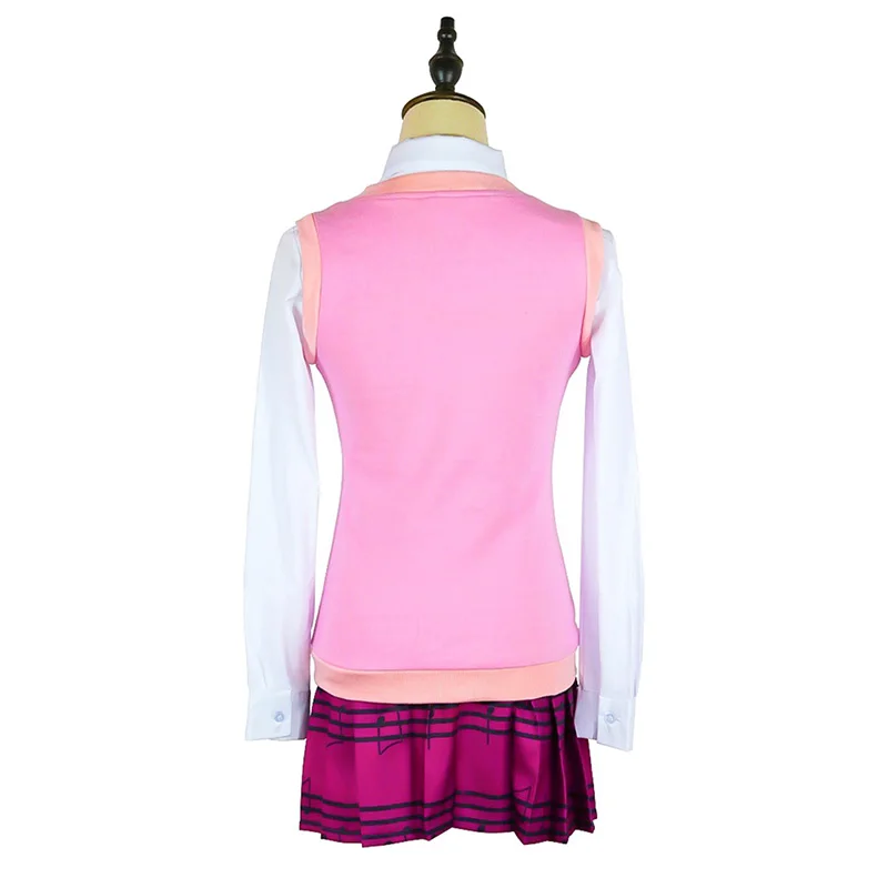 Костюм косплея Акамацу Каэде из игры Danganronpa V3 Killing Harmony JK Школьная форма для девочек женщин.