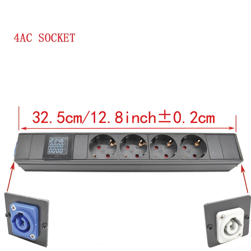 

Адаптер Schuko Розетка европейского стандарта PDU Power Strip 1-10AC Power Link Выходная коробка Schuko Powerlink с входом и розеткой Powercon