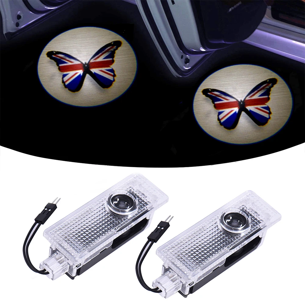 

2Pcs For Mini Cooper One S JCW R52 R55 R56 R58 R59 R60 F55 F56 F60 Car Door Courtesy Welcome Light LED Auto Logo Projector Lamp