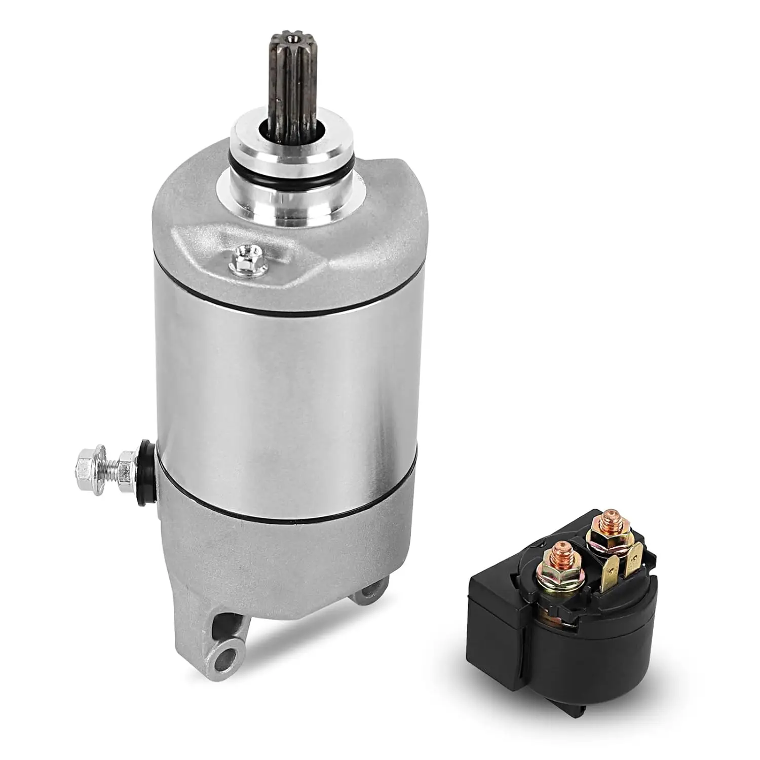 Стартер с реле подходит для Kawasaki ATV Brute Force 750/650 UTV KRF750/KRT750/KRF800/KRT800 замена 21163-0037