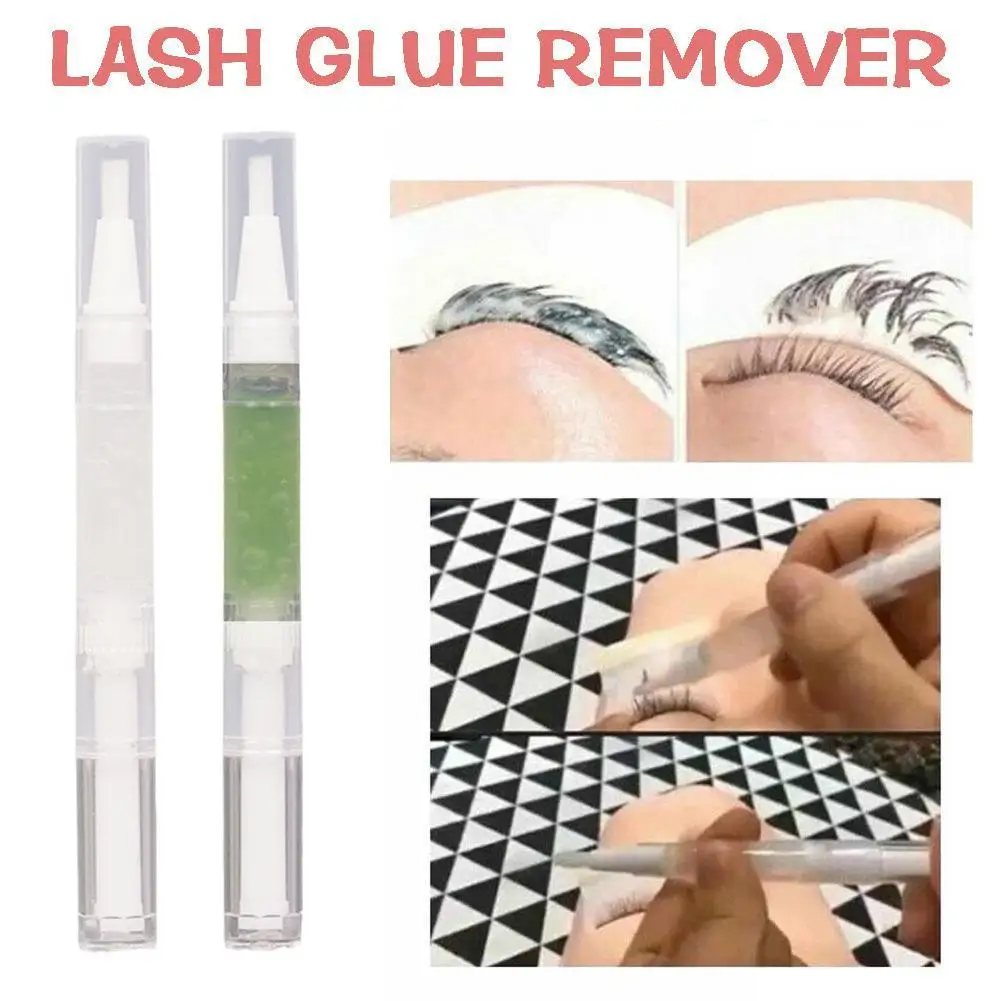 

False Eyelash Glue Remover Non-irritating Quick Drying Eyelash Adhesive Glue Extensions Tool Make Pen Remover Transparent G L0E9