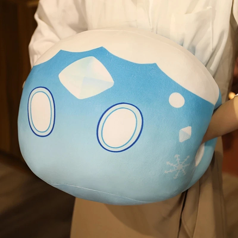 

Популярная мультяшная игрушка Genshin Impact плюшевая подушка, слайм, подарки для детей, строительный обогреватель для рук, 30/40 см