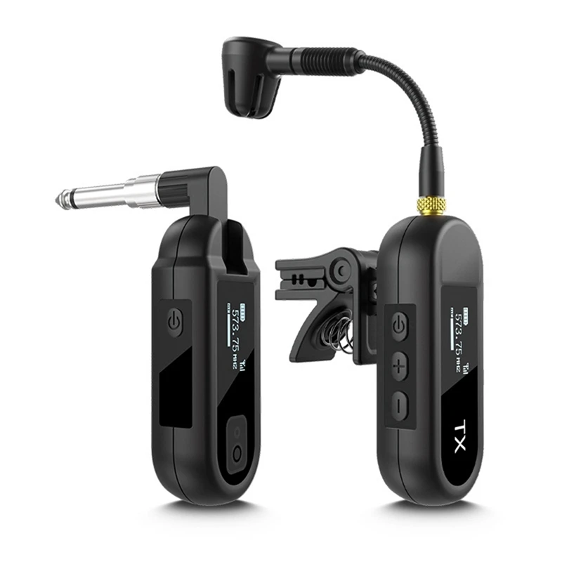 Saxophone Electric Guitar Blowpipe Wireless Microphone Drum Piano Instrument Pickup Audio Transmission Sound