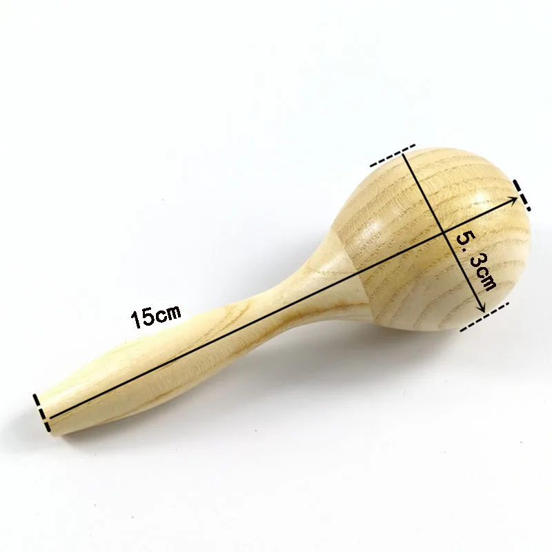 Деревянный Маракас для раннего образования музыкальные учебные пособия