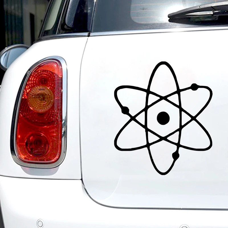 41959 #12x14 см наклейка на автомобиль по атомной химической технологии Виниловая