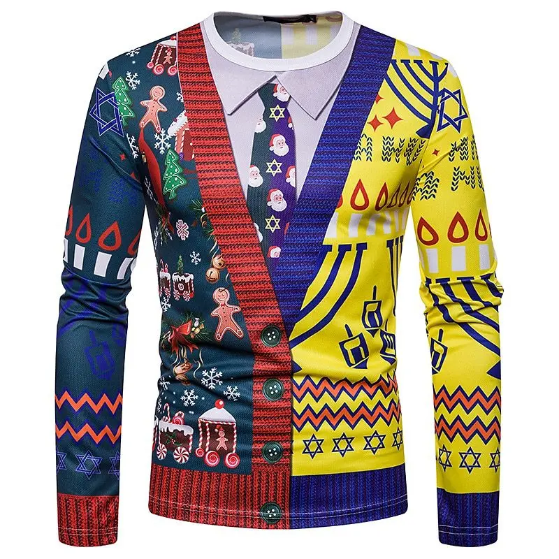 

Christmas Creative T-shirt Fashion Formal Print Graphic t shirts Fashion Outdoor streetwear Santa Claus y2k tops Unisex Clothing