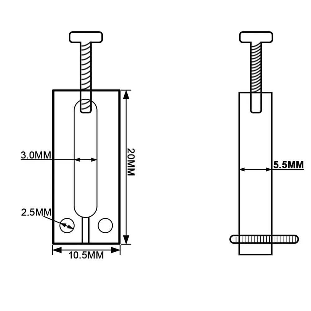 

6 String Electric Guitar Hardtail Fixed Bridge Set Roller Saddle Bridge FD With Wrench Music Instrument Guitars Replacement Part