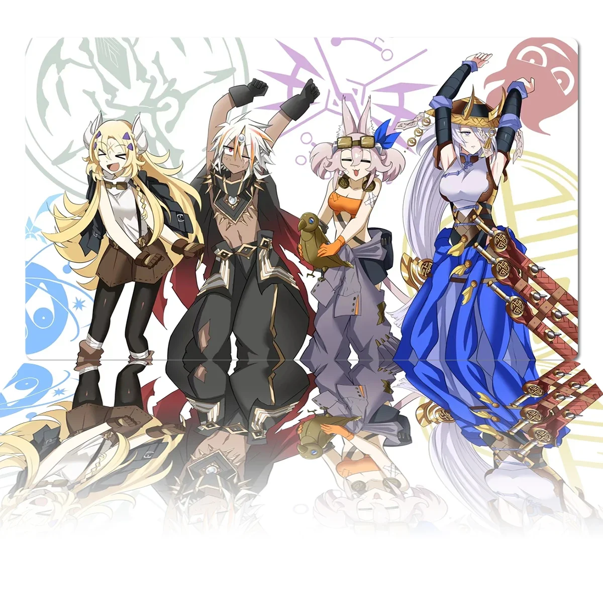 YuGiOh Playmat Ecclesia Albaz The Iris Swordsoul TCG CCG Коврик для настольной игры Коллекционный коврик