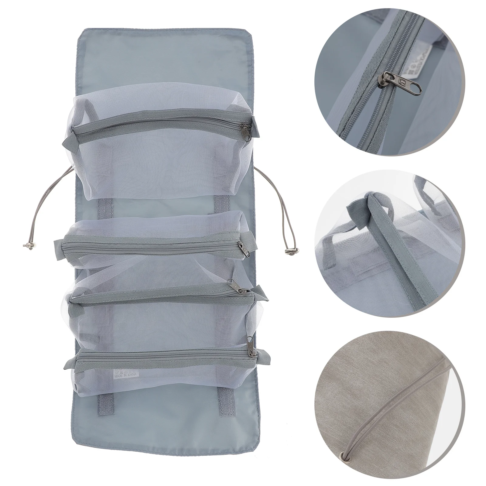 

Bag Travel Toiletrymakeup Organizer Foldable Small 1Storage 4 Bathroom Laundryhandheld Caseroll Beauty Tampon Pad Washzipper