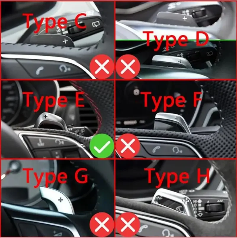 Лопатка переключения передач для Audi S3 RS3 8V S6 RS6 C7 S4 RS4 Avant S5 RS5 SQ5 B8 S8 RS7 RSQ3 Удлинитель