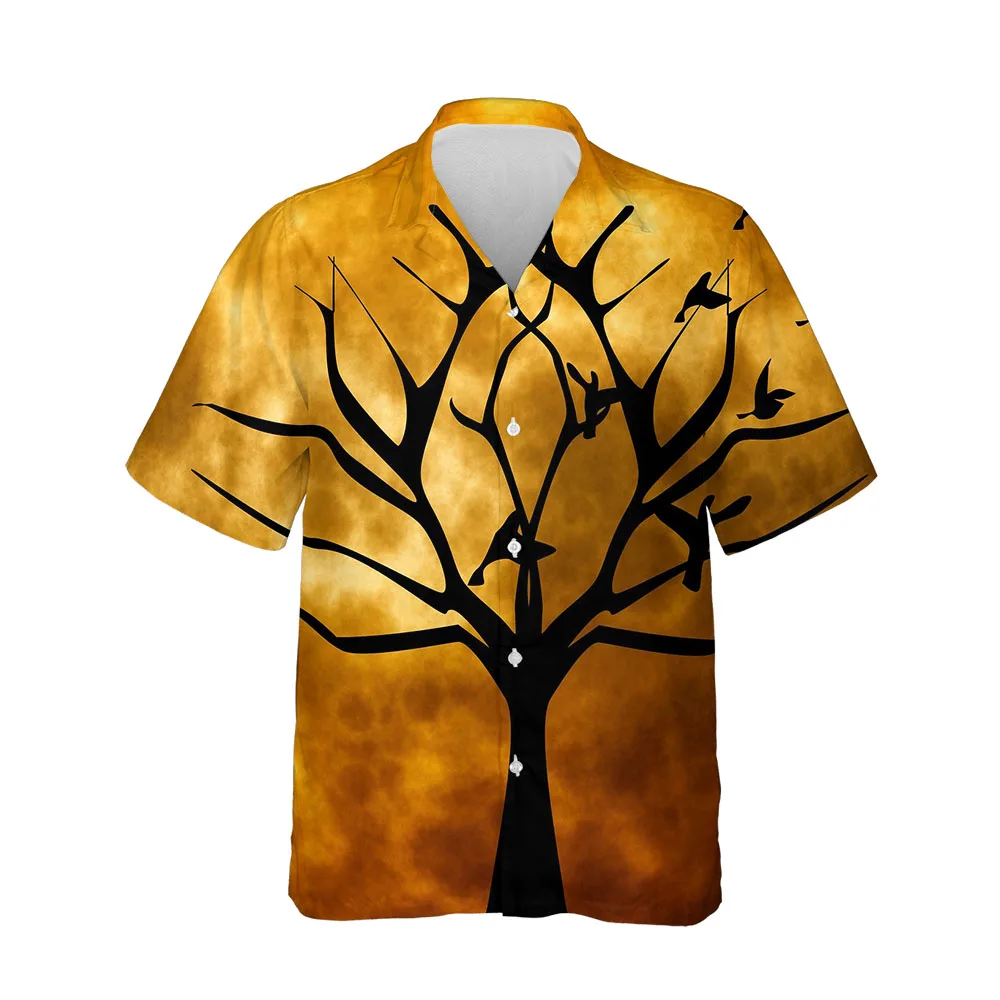Jumeast 3D Dark Souls Halloween Horror Gift  Shirt Men Clothing Oversized Breathable Streetwear Blouses Casual Clothes For Men