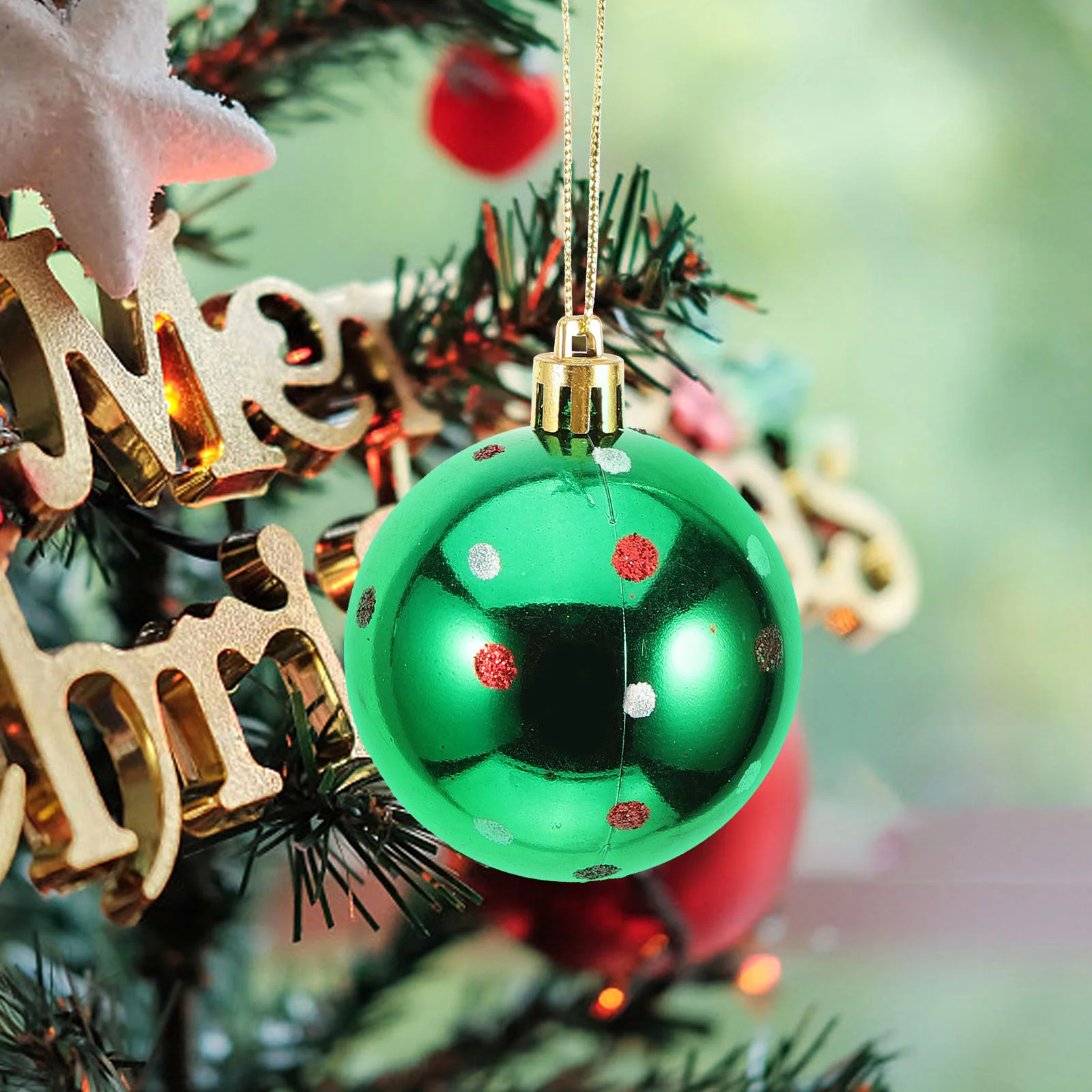 6 шт. рождественские шары елочные украшения Рождественский кулон Декор подвесные