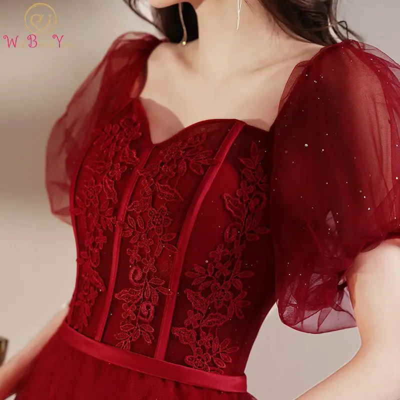 

Elegant Long Evening Dress 2022 Lace Applique Bling Cap Short Sleeves Empire Waist Pregnant Maternity Prom Gowns Formal Party