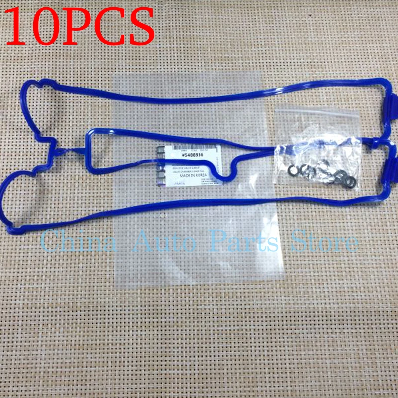 

10 шт., алюминиевая крышка клапана для Chevrolet Aveo Pontiac Daewoo Lanos Kalos Lacetti Nubira Opel Vauxhall 5488936