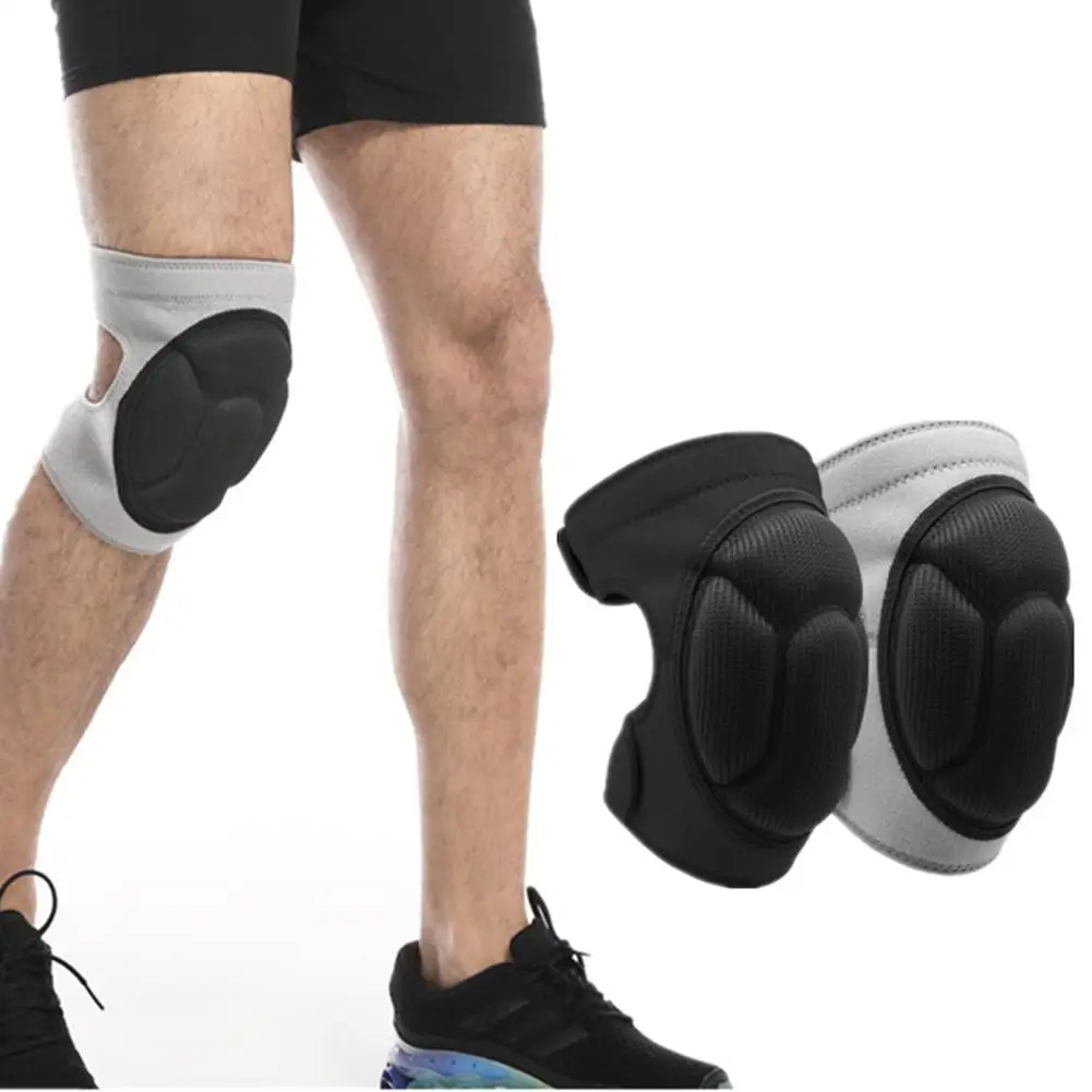 

Новинка, 1 пара защитных наколенников, толстая губка, противоскользящий наколенник для футбола, волейбола, экстремального спорта для предот...