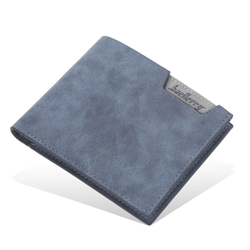 

New PU Leather Men Wallets Men's Fashion Wallet with Multiple Card Slots Sample Style Zipper Purse Man Card Holders High Quality