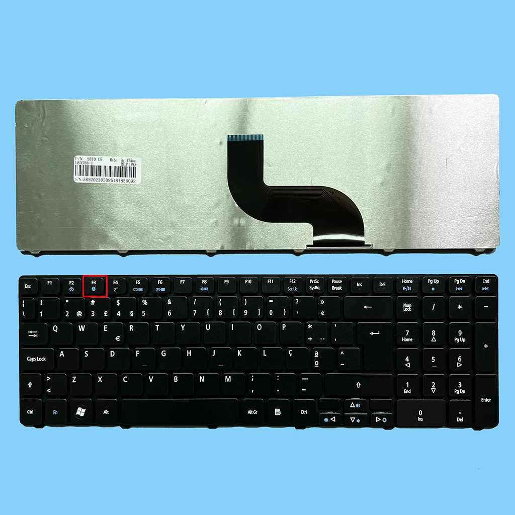 Фото Португальская бразильская клавиатура 5738 для Acer 5810T 5538 5542 5250 5251 5252 5253 5336 5349 5560 5553G 5736 5736Z 5741G 5742 №3