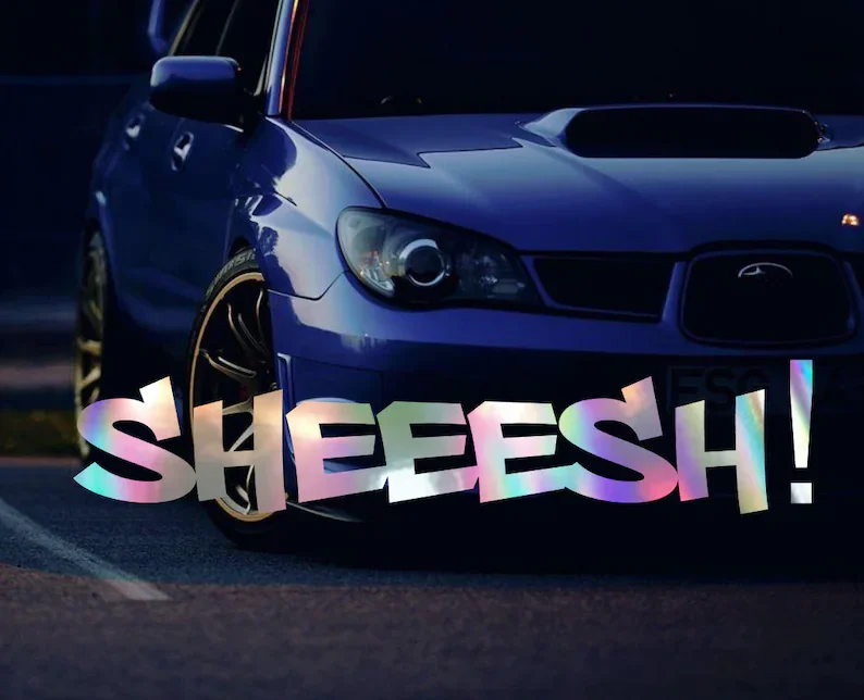 

JDM SHEEESH decal Stickers for car window JDM Decals custom decal stickers