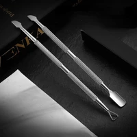 double ended cuticle pusher manicure tools stainless steel dead skin cuticle remover for pedicure cuticle