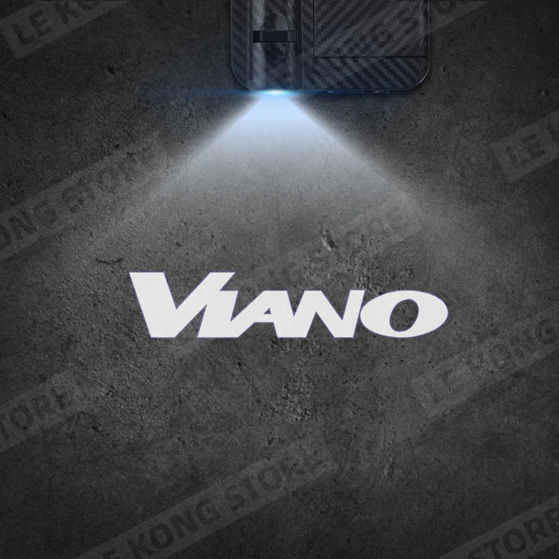 

Для Viano Vito Sprinter Эмблема W906 W907 313 W639 Автомобильный дверной светильник Лампа приветствия Беспроводной проектор Авто украшение HD LED