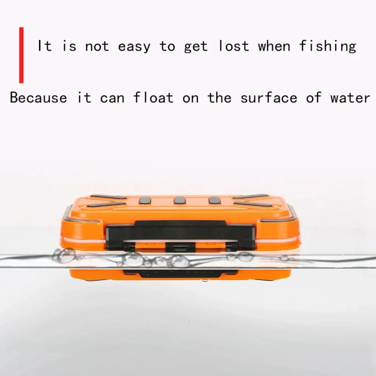 Двухслойная жесткая пластиковая коробка для рыбалки приманки или грузила