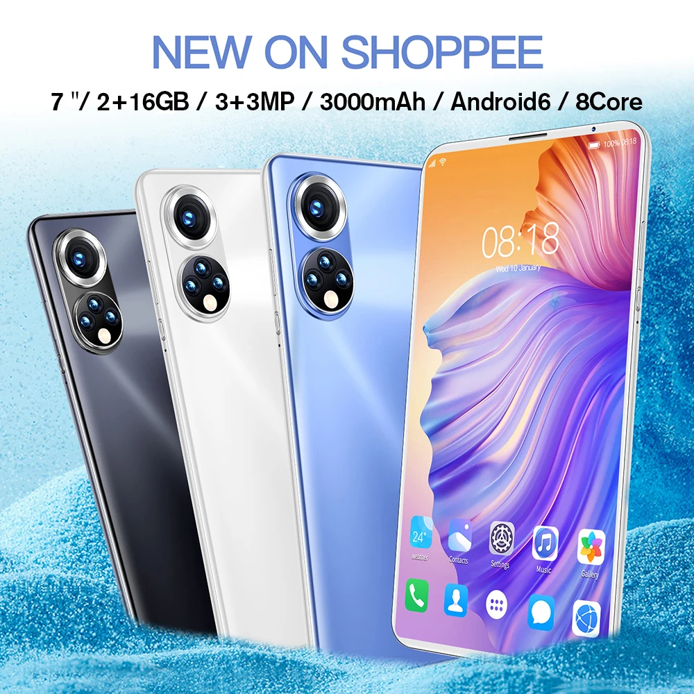 Планшетный ПК X50 7 дюймов 2 Гб RAM 16 ROM 3G LTE 3/3MP 800X1280 Android 6 Bluetooth планшетный с чехлом