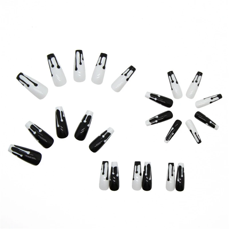 

Design Fake Nails Ballets Coffin Full Cover Long Artificial Nail Tips