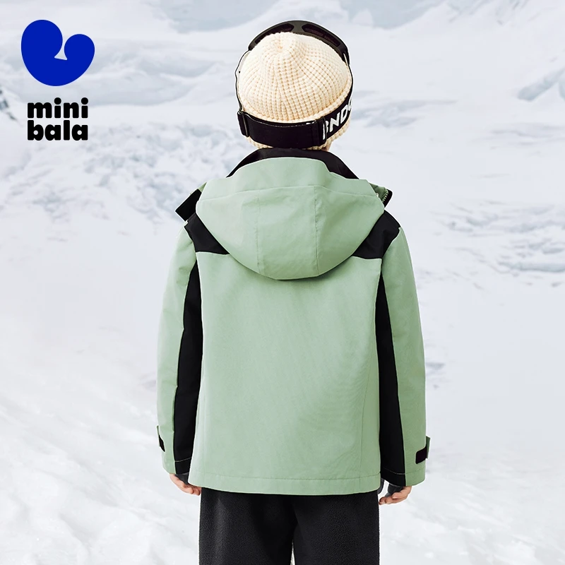 Водонепроницаемый и ветрозащитный пуховик Mini Bala для улицы 2024 новые зимние стили