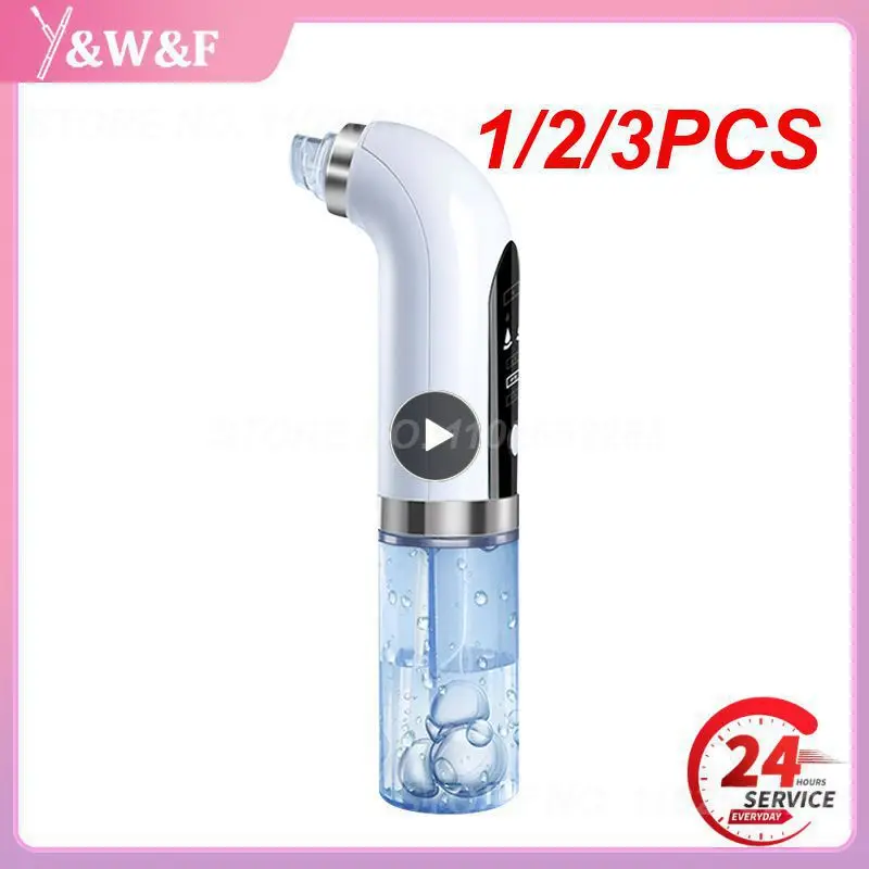 

1/2/3PCS Blackhead Remover Pore Vacuum Face Cleaner Electric Pimple Black Head Removal USB Rechargeable Water Cycle Facial