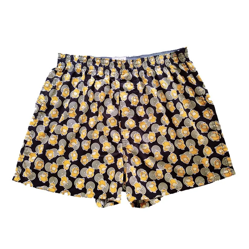 Couple Cartoon Arrow Pants Home Mens Pajama Shorts Cotton Sleep Bottoms Underwear