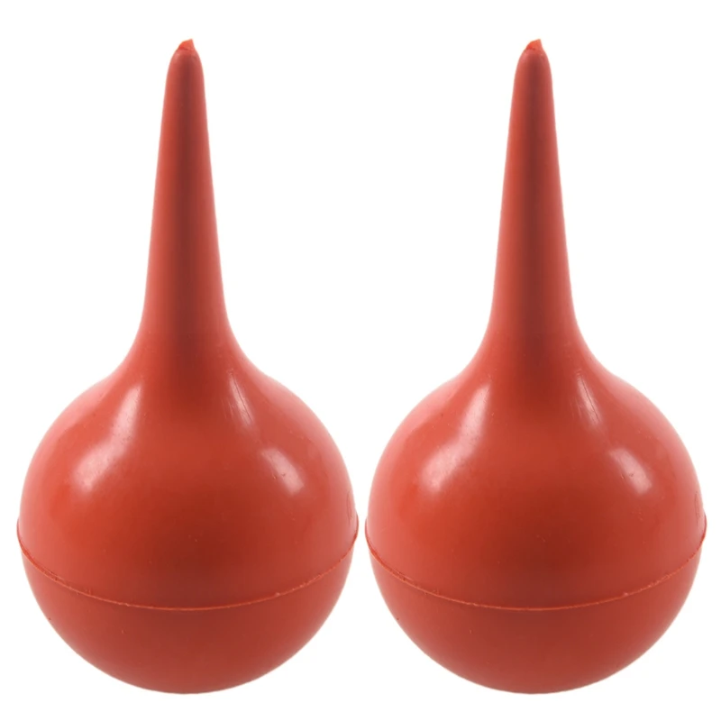 

2X Rubber Suction Ear Washing Syringe Squeeze Bulb
