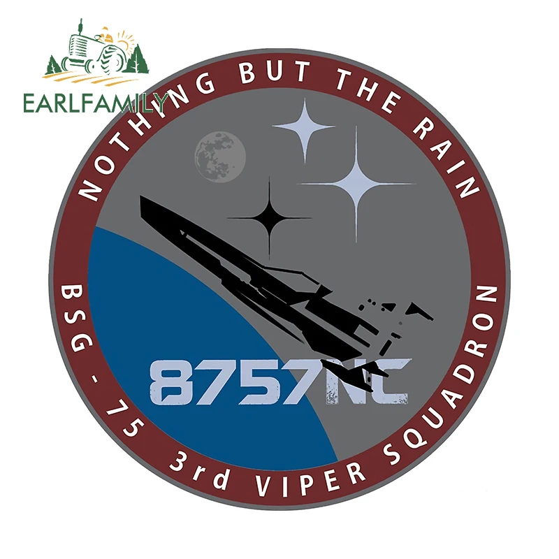 

EARLFAMILY 13 см x 13,0 см для Battlestar галактика автомобильные наклейки водонепроницаемые устойчивые к царапинам виниловые наклейки для лэптопа окна автомобиля Стайлинг