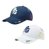 new golf hat pg sports cap baseball cap unisex top hat golf outdoor 3d embroidered sun hat