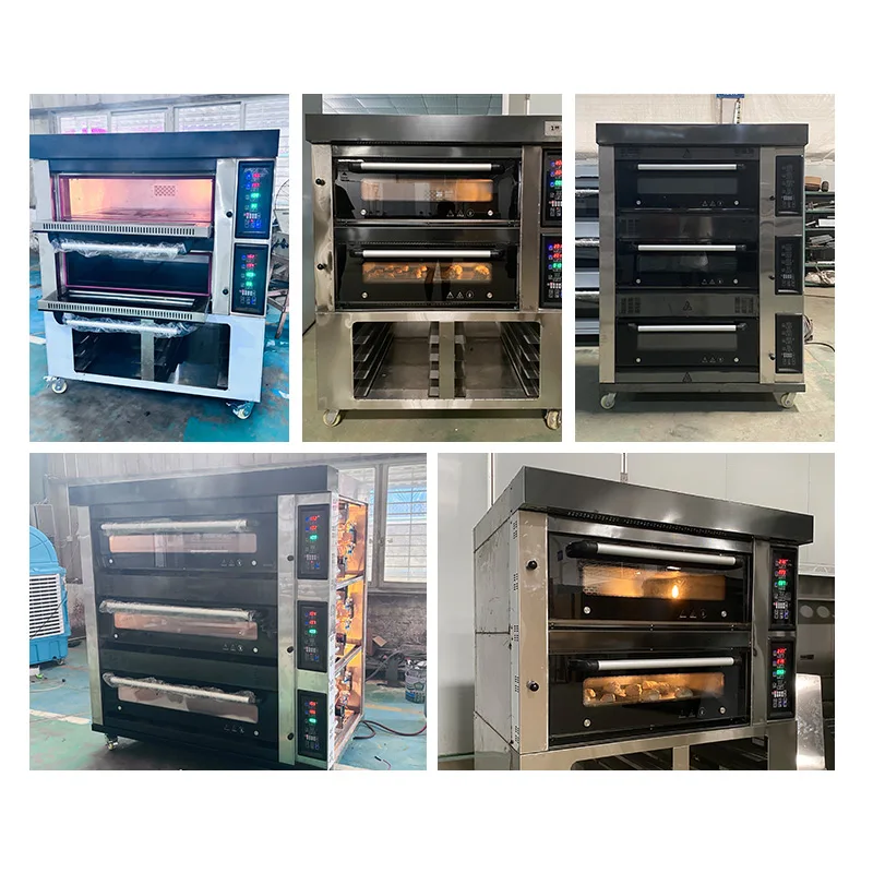 Фото 【Хит продаж】1-слойная 1-противневая электрическая печь Deluxe Deck Oven для коммерческого использования, для выпечки тортов, хлеба и пиццы №1