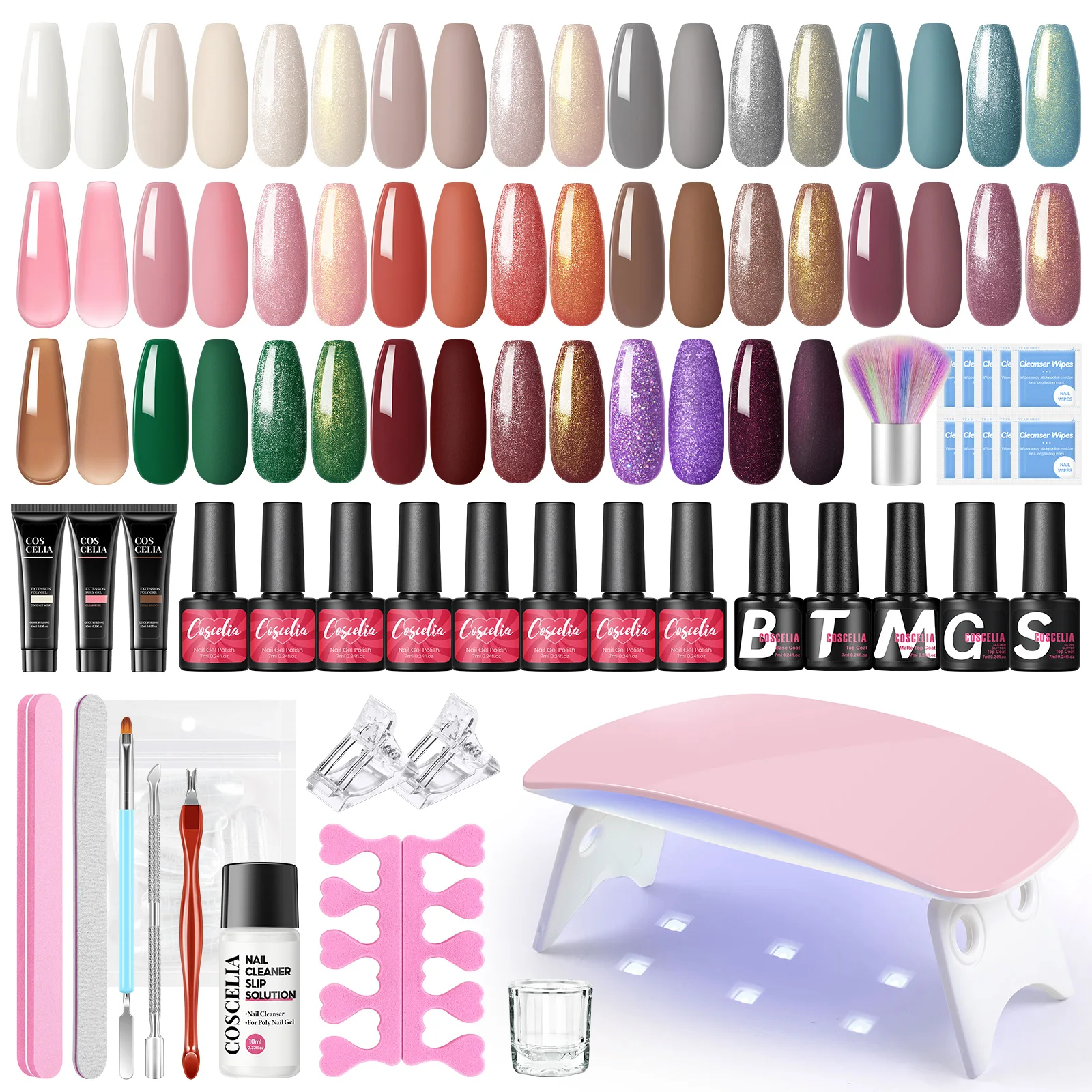 Набор гель-лаков для ногтей COSCELIA