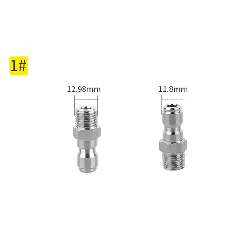 

Automobile accessories 1/4" Quick Connect Coupler Adapter-Car Clean Washing Pressure Washer Connector 1~19# for Quick Connecting