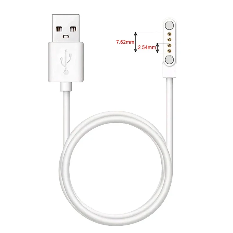Магнитное зарядное устройство USB для умных часов 2 контакта 4