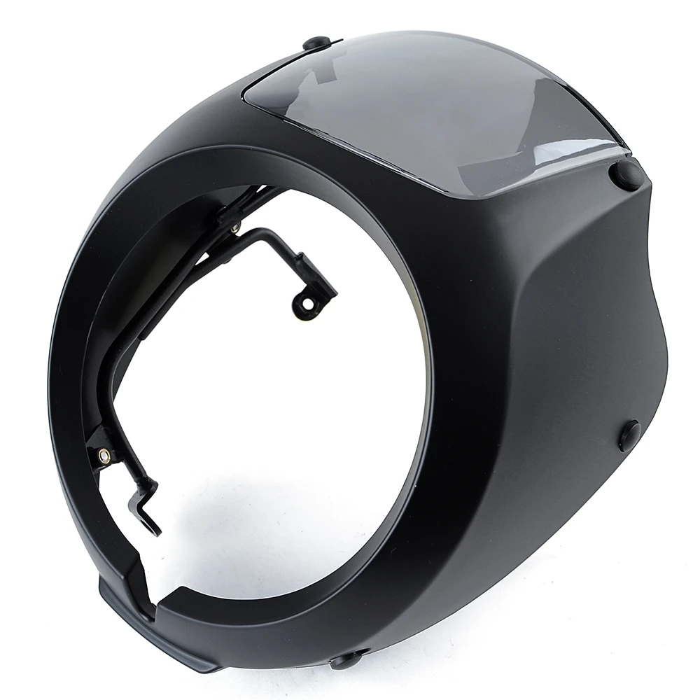 Фото Защитный кожух фары для мотоциклов Honda Rebel CMX300 CMX500 2017-2023, ветрозащитный обтекатель фары, маска-накладка №3